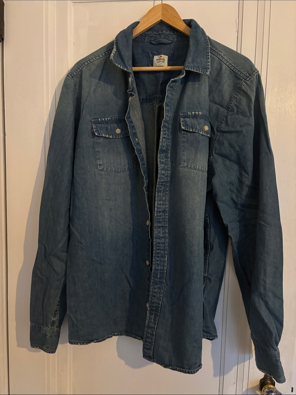 Marine Layer Denim Field Shirt